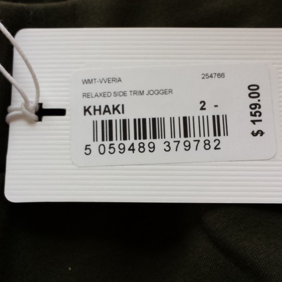 Ted Baker NWT Vveria Relaxed jogger Casual Drawstring Olive Green Pant Sz 6 M - Picture 8 of 14